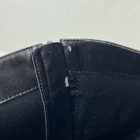 Bandolino Pries Black Harness Riding Knee High Boots Wide Calf - Picture 10 of 11